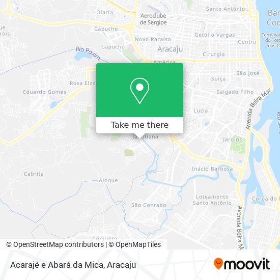 Acarajé e Abará da Mica map