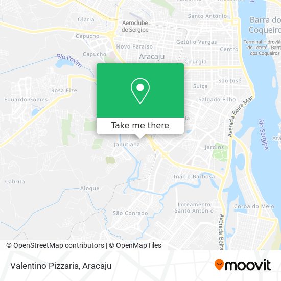 Valentino Pizzaria map