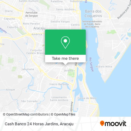 Cash Banco 24 Horas Jardins map