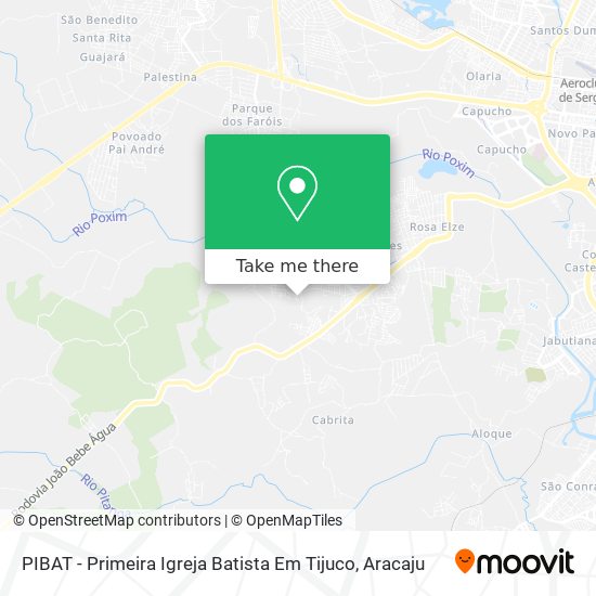 PIBAT - Primeira Igreja Batista Em Tijuco map