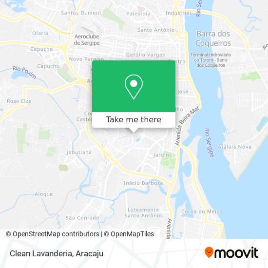 Clean Lavanderia map