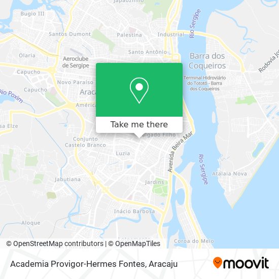 Academia Provigor-Hermes Fontes map