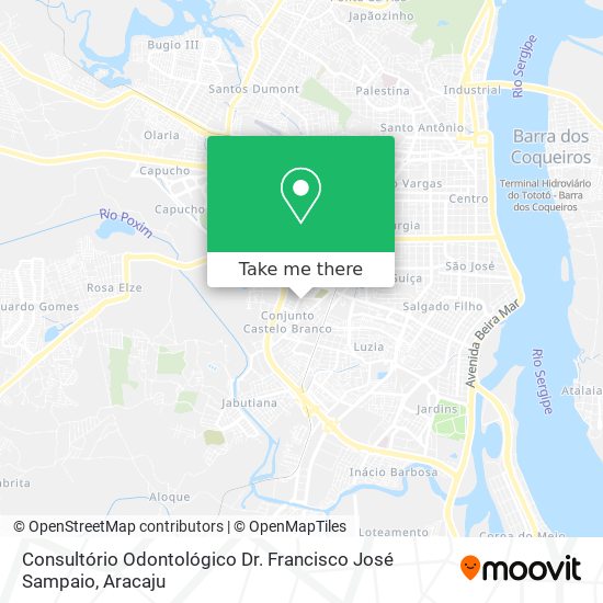 Consultório Odontológico Dr. Francisco José Sampaio map