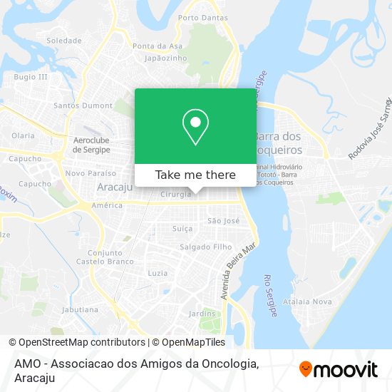 AMO - Associacao dos Amigos da Oncologia map