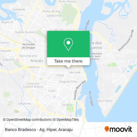 Banco Bradesco - Ag. Hiper map