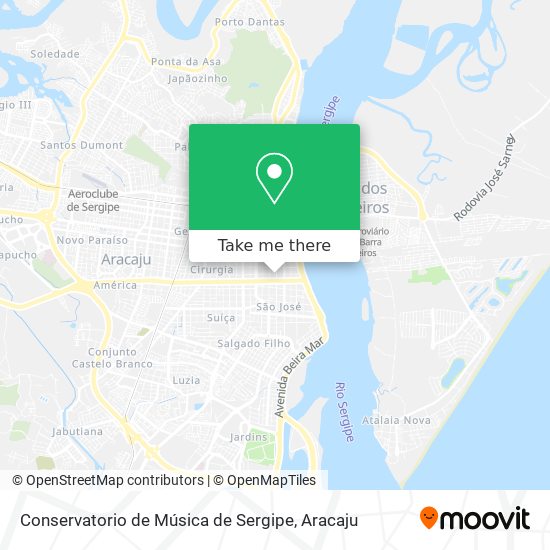 Conservatorio de Música de Sergipe map