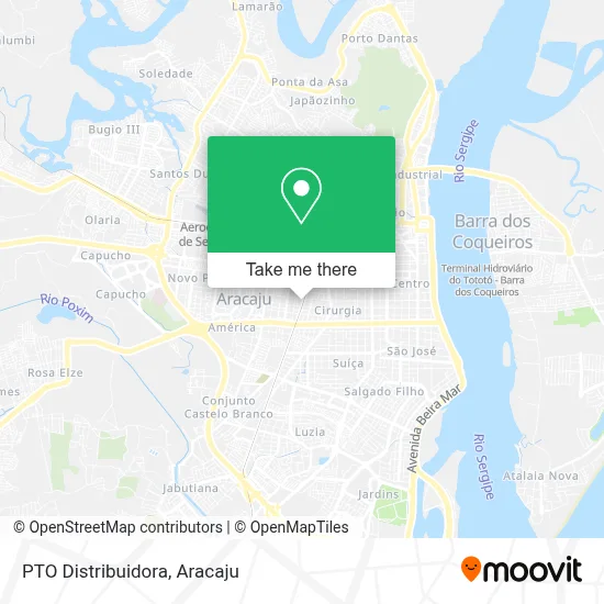 PTO Distribuidora map