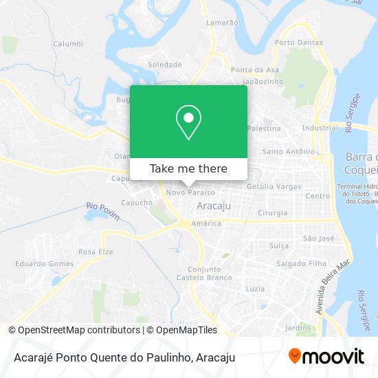 Acarajé Ponto Quente do Paulinho map