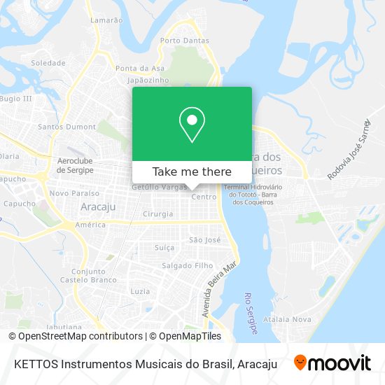 Mapa KETTOS Instrumentos Musicais do Brasil