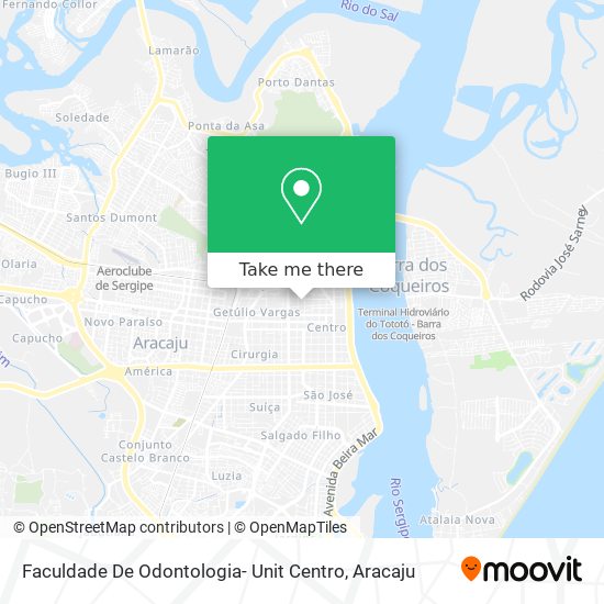 Mapa Faculdade De Odontologia- Unit Centro