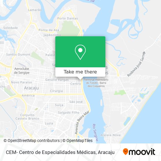 Mapa CEM- Centro de Especialidades Médicas