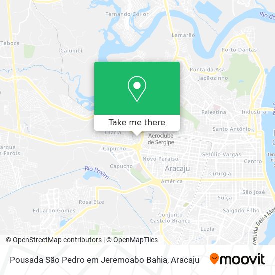 Pousada São Pedro em Jeremoabo Bahia map