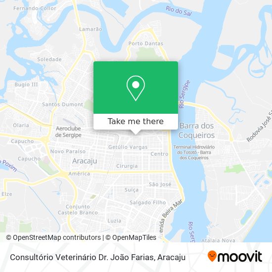 Mapa Consultório Veterinário Dr. João Farias