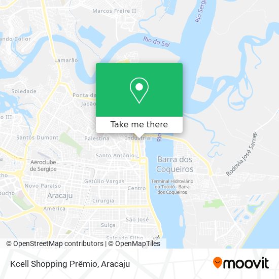 Mapa Kcell Shopping Prêmio