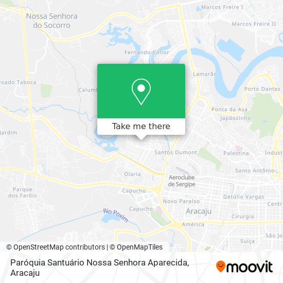 Paróquia Santuário Nossa Senhora Aparecida map