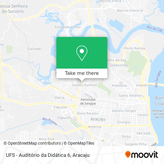 Mapa UFS - Auditório da Didática 6