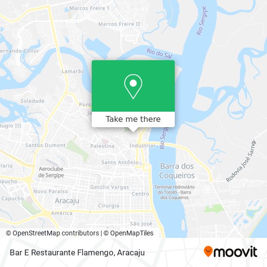 Bar E Restaurante Flamengo map
