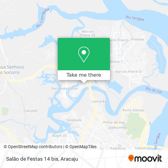 Salão de Festas  14 bis map