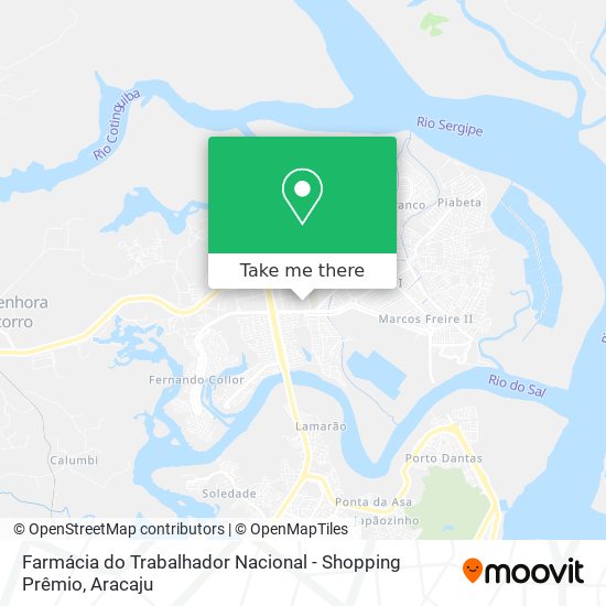 Farmácia do Trabalhador Nacional - Shopping Prêmio map