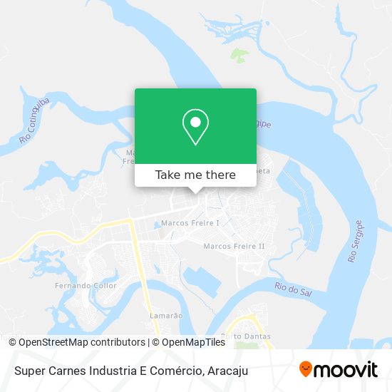 Super Carnes Industria E Comércio map
