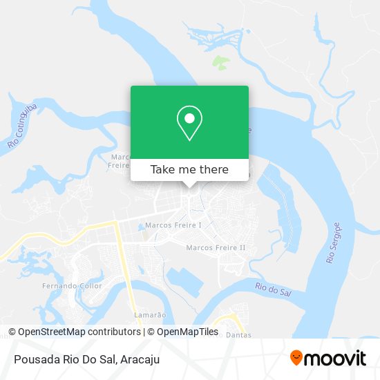 Pousada Rio Do Sal map