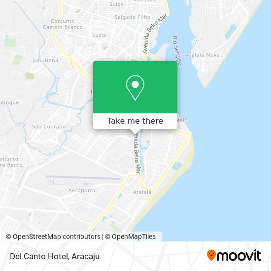 Del Canto Hotel map