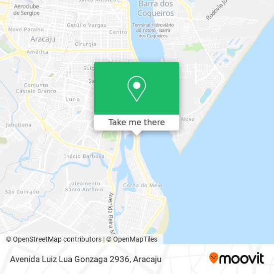 Mapa Avenida Luiz Lua Gonzaga 2936