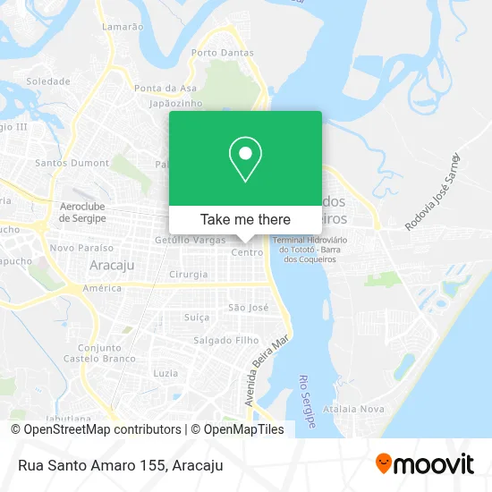 Rua Santo Amaro 155 map