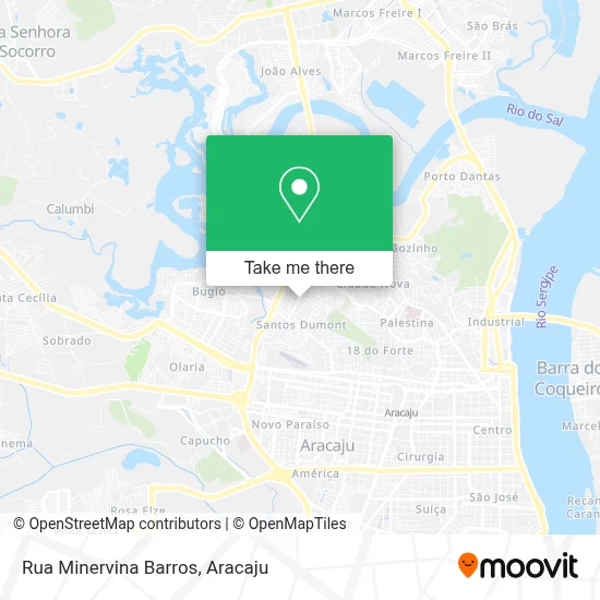 Rua Minervina Barros map