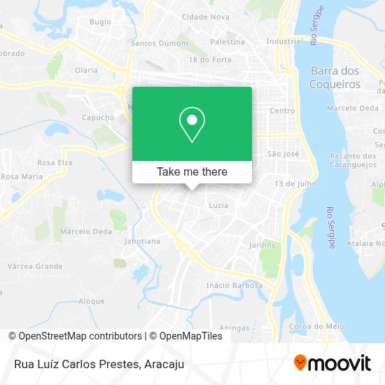 Rua Luíz Carlos Prestes map