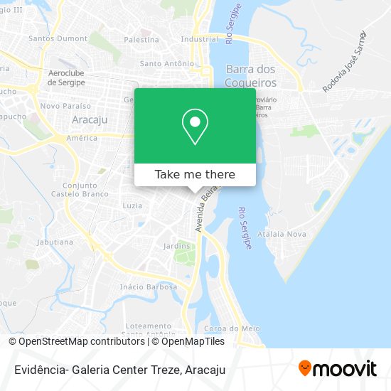 Evidência- Galeria Center Treze map