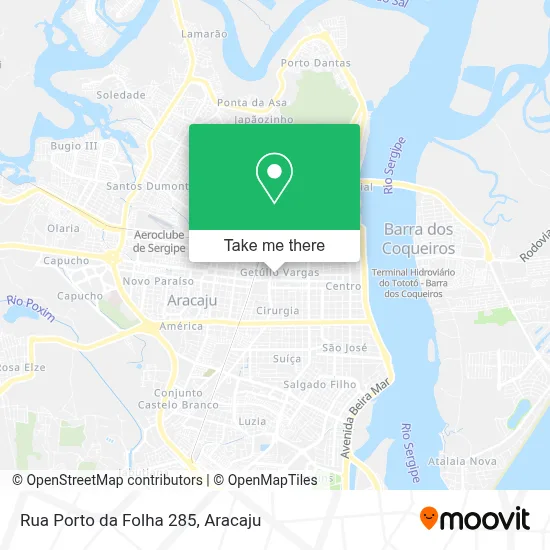 Rua Porto da Folha 285 map