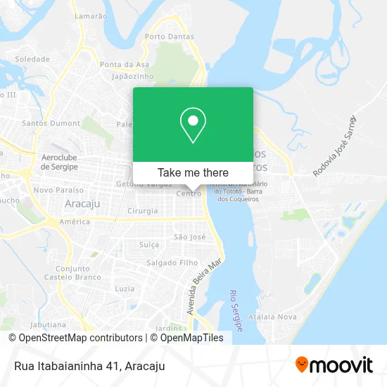 Rua Itabaianinha 41 map