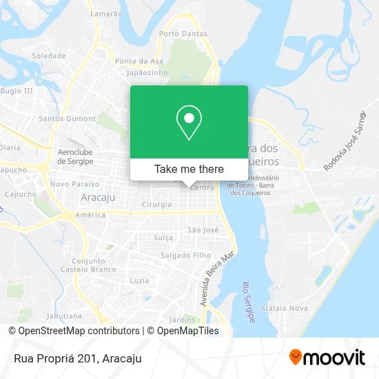 Rua Propriá 201 map