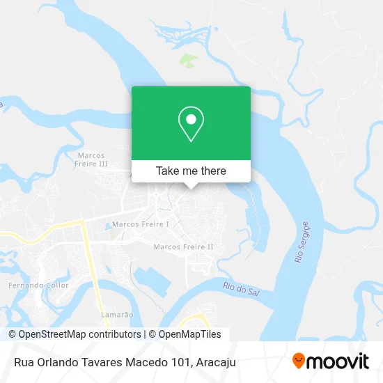 Rua Orlando Tavares Macedo 101 map