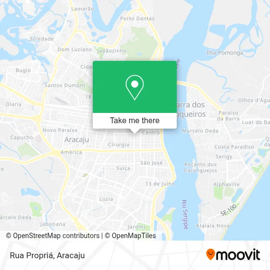 Rua Propriá map
