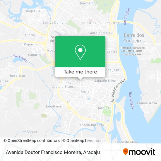 Avenida Doutor Francisco Moreira map