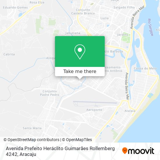 Mapa Avenida Prefeito Heráclito Guimarães Rollemberg 4242