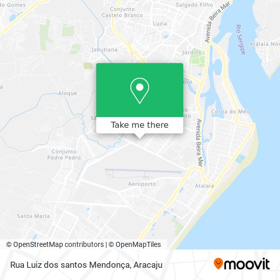 Rua Luiz dos santos Mendonça map