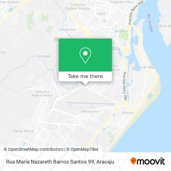 Mapa Rua Maria Nazareth Barros Santos 99