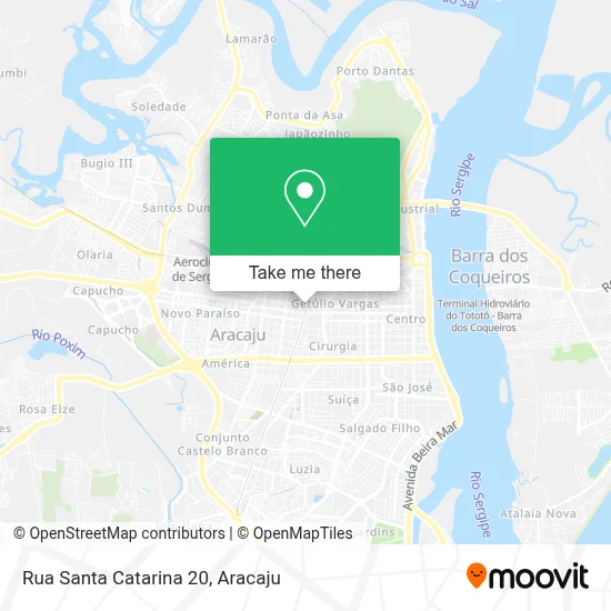 Rua Santa Catarina 20 map