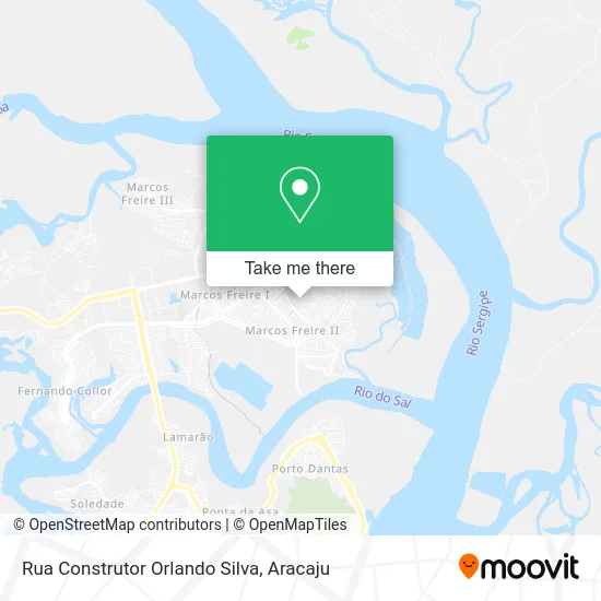 Rua Construtor Orlando Silva map