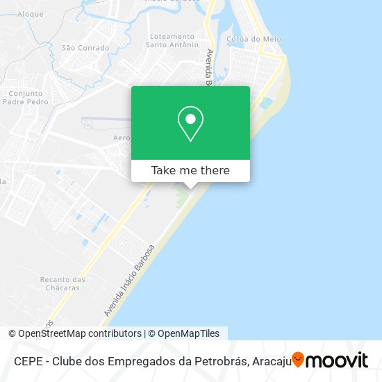 CEPE - Clube dos Empregados da Petrobrás map