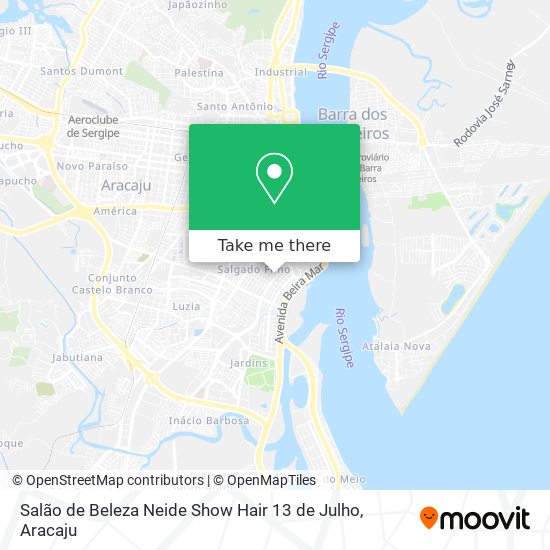 Salão de Beleza Neide Show Hair 13 de Julho map