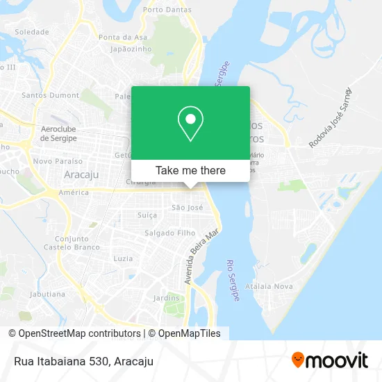 Rua Itabaiana 530 map