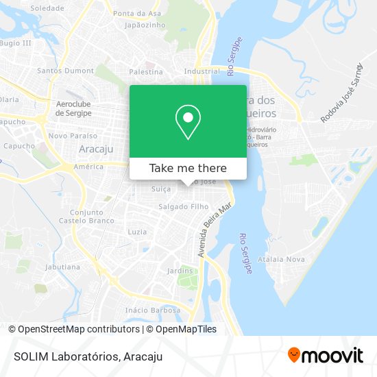 SOLIM Laboratórios map