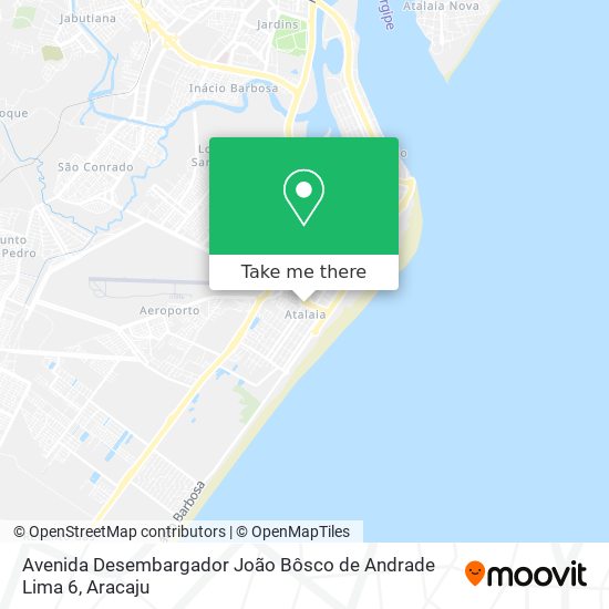 Mapa Avenida Desembargador João Bôsco de Andrade Lima 6