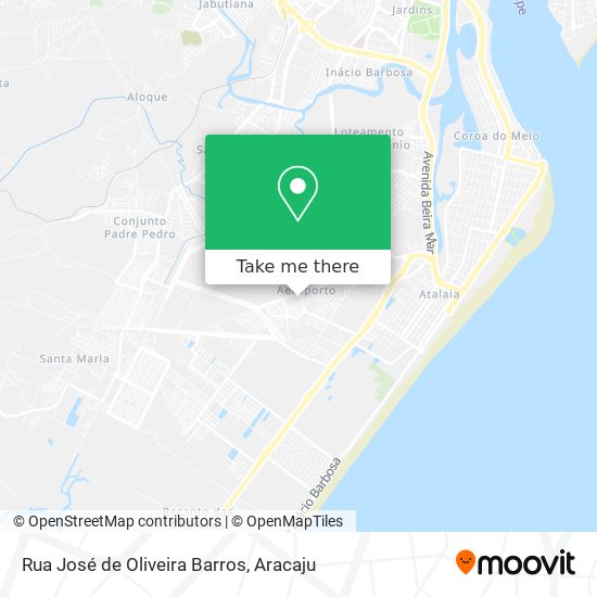 Rua José de Oliveira Barros map