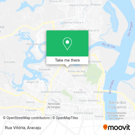 Rua Vitória map