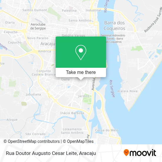 Rua Doutor Augusto Cesar Leite map